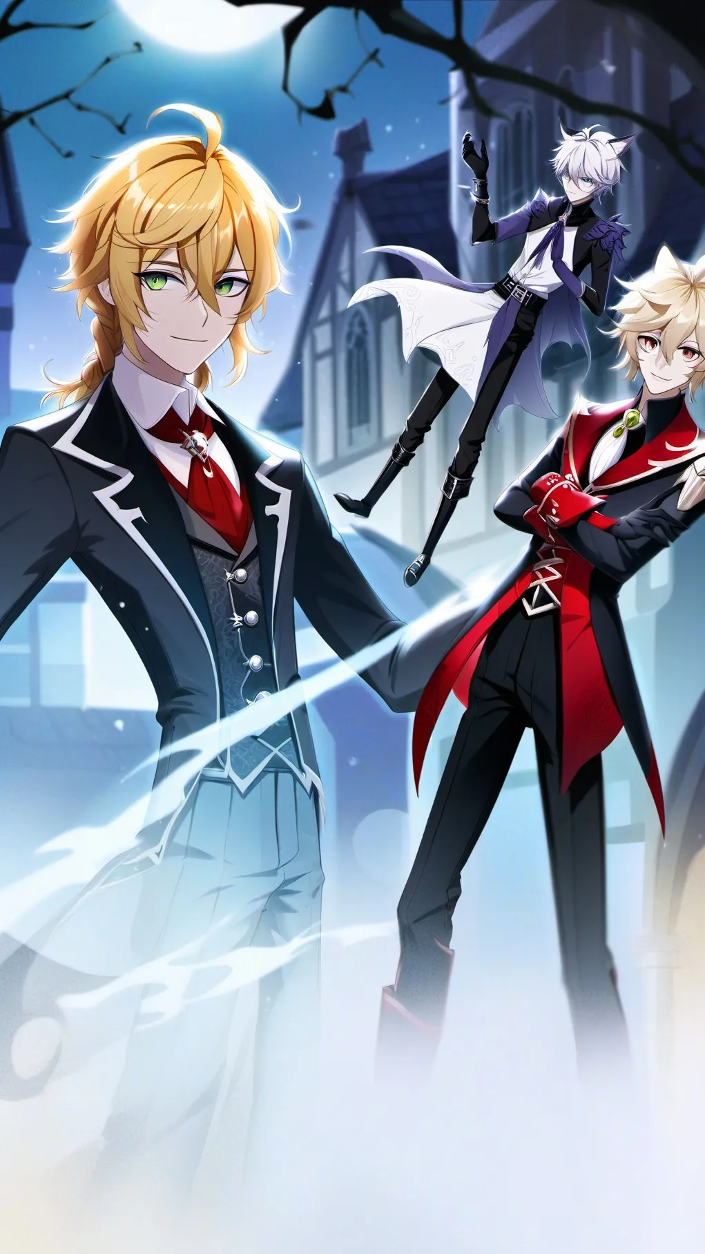 ai character: ✨Kael, Mike, Jake✨ background