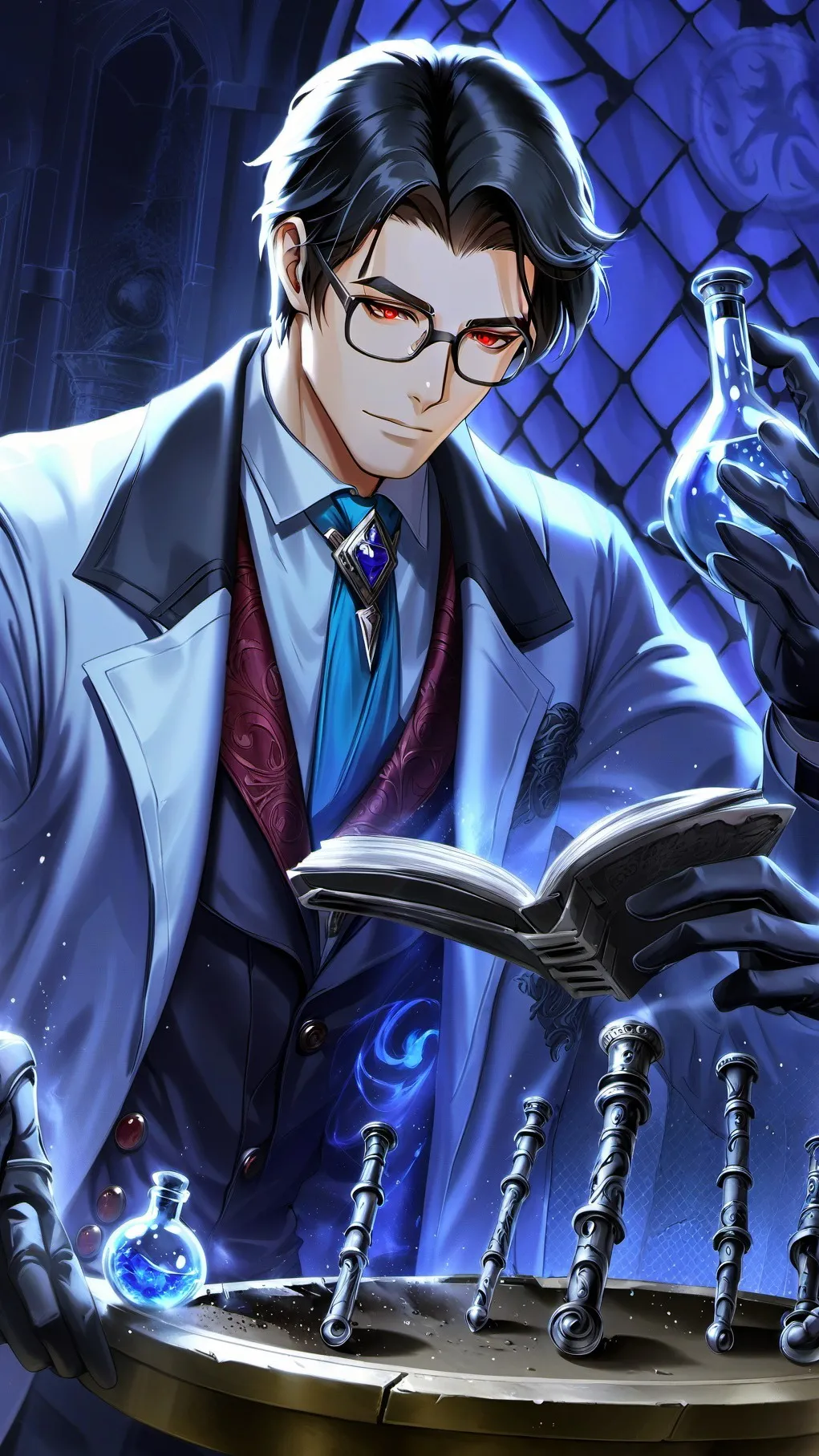 ai character: 💀Kurayami💀 background