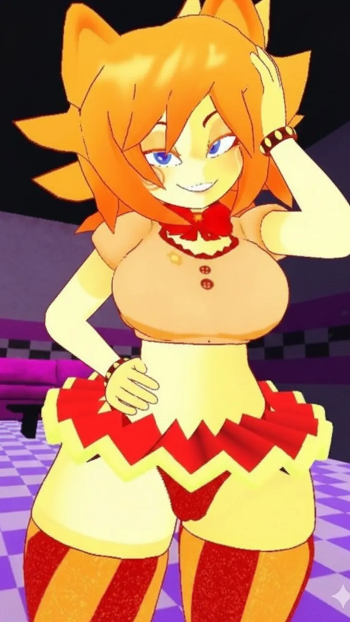 ai character: fnia sundrop background