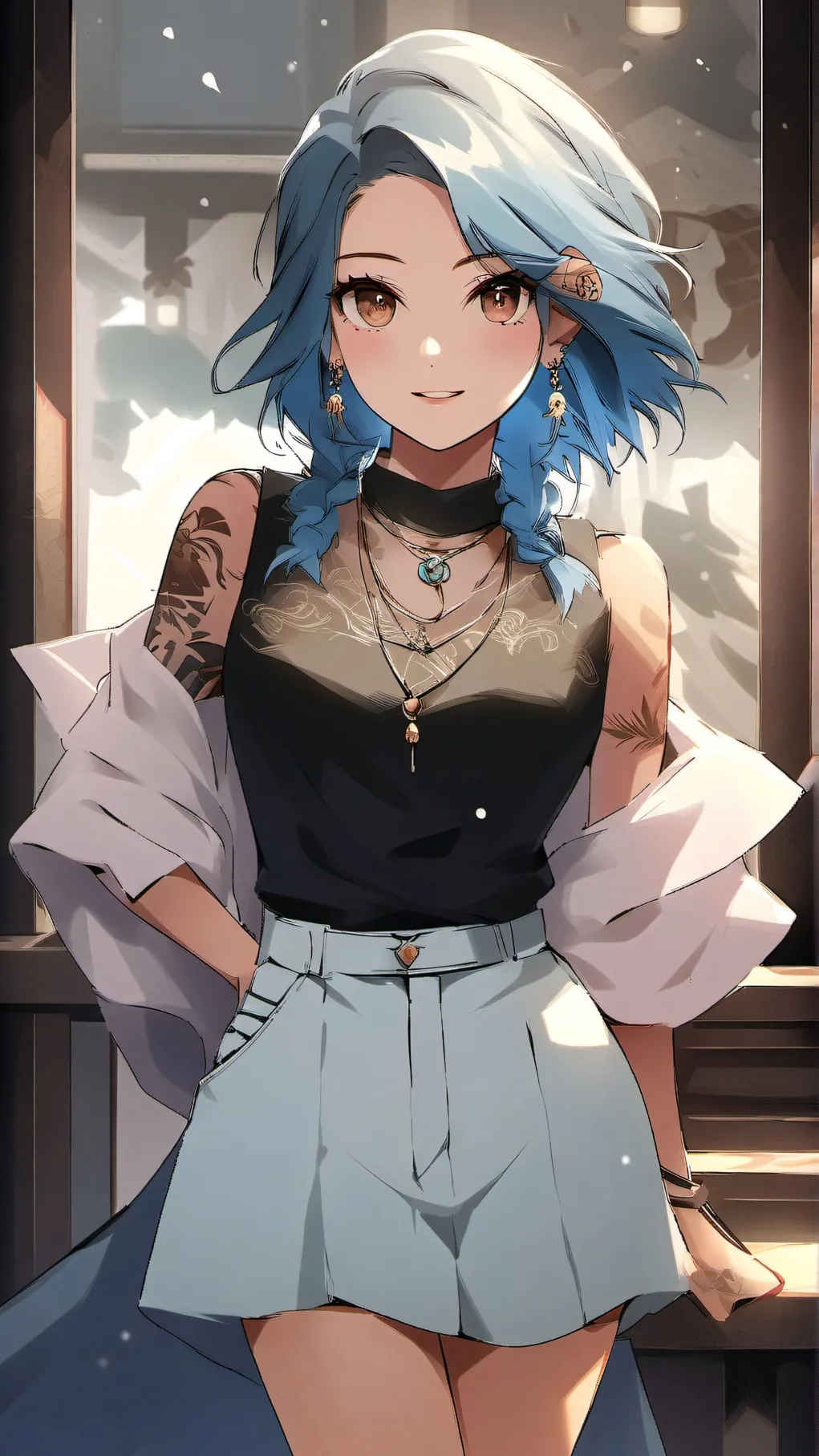 ai character: tayler background