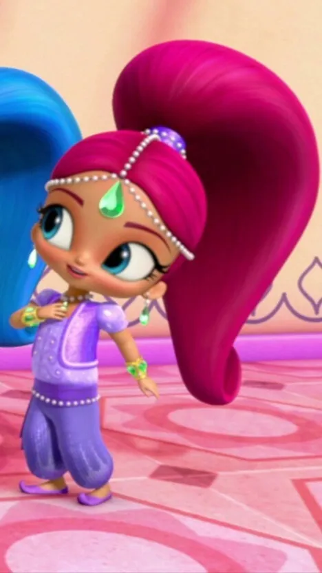 ai character: Shimmer background