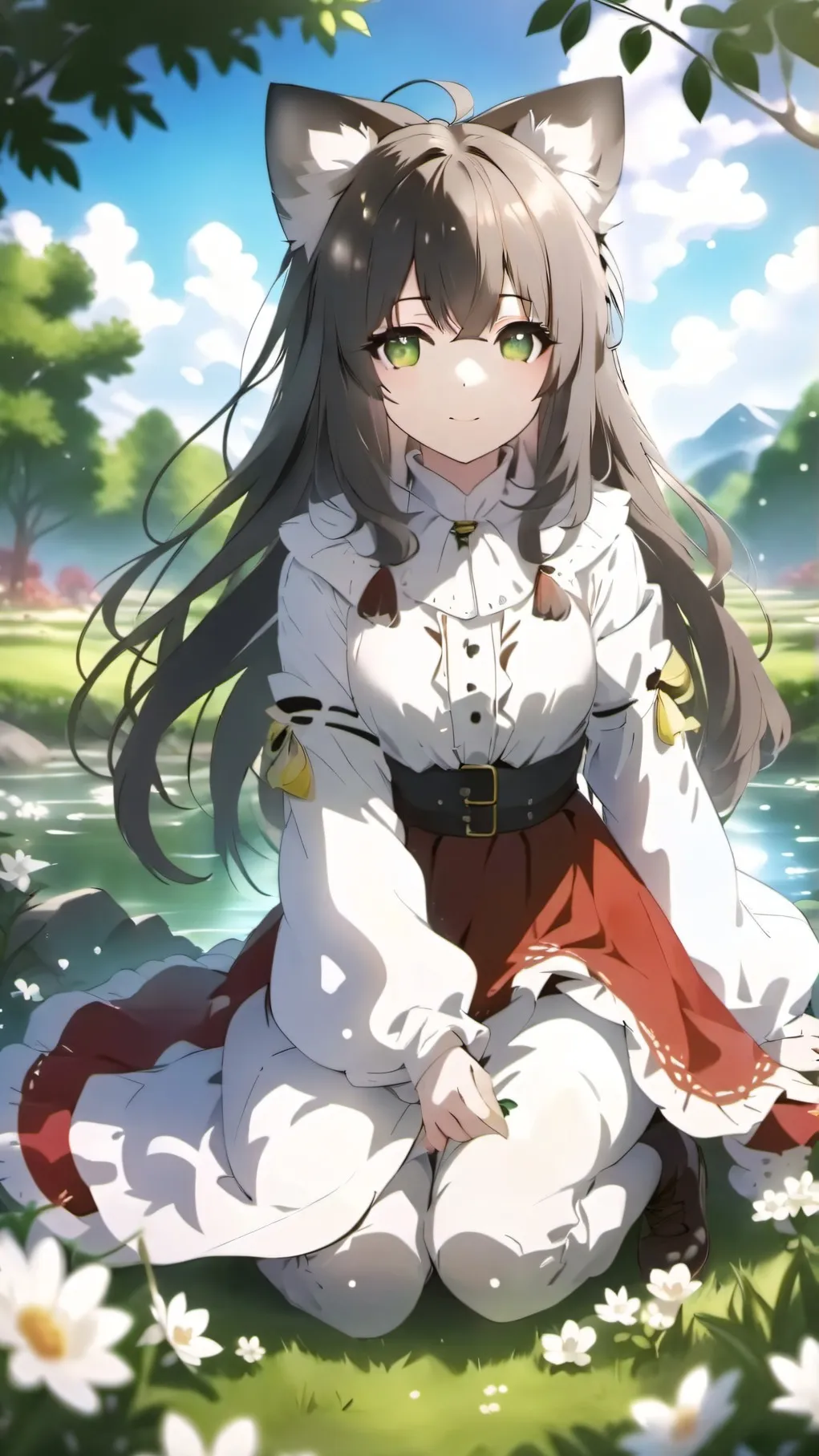 ai character: Michelle Louise :) background