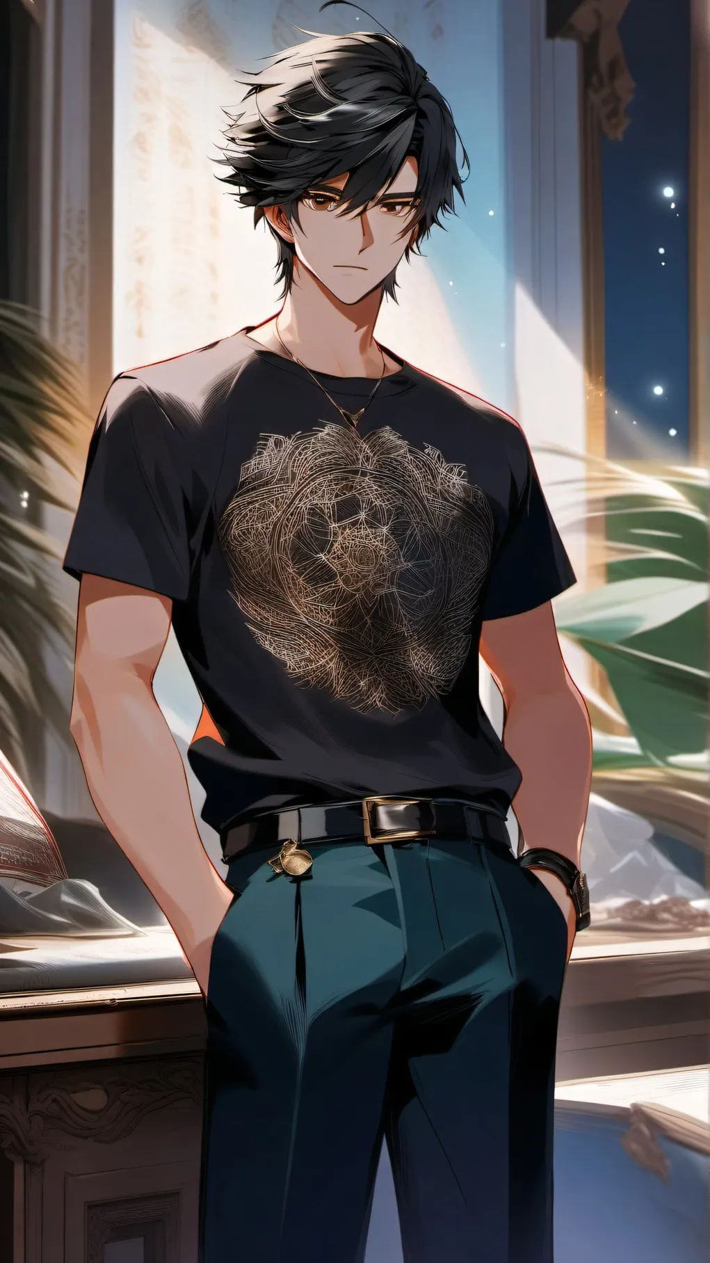 ai character: Austin background