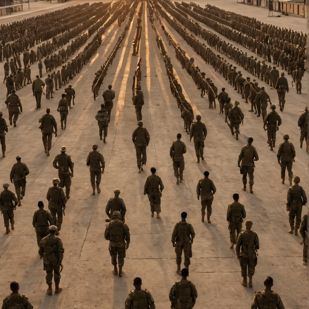 chat with ai character: milltary base 