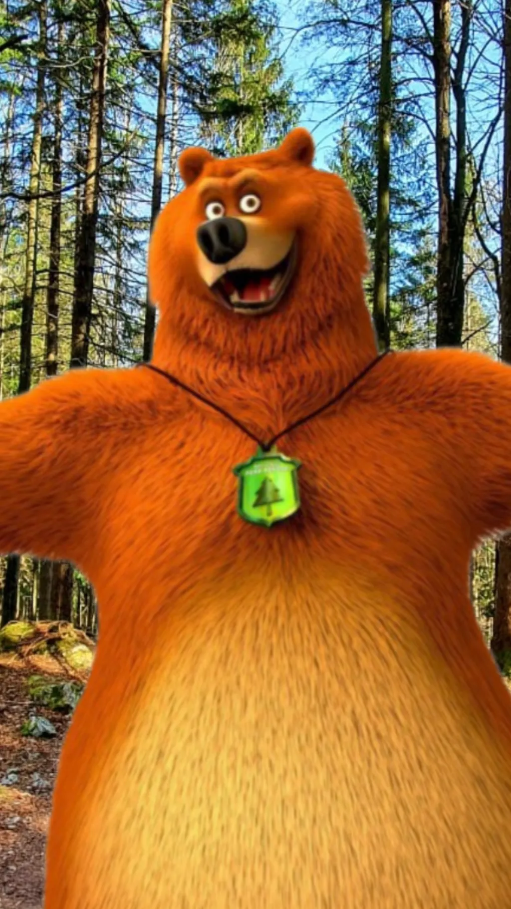 ai character: Grizzy background