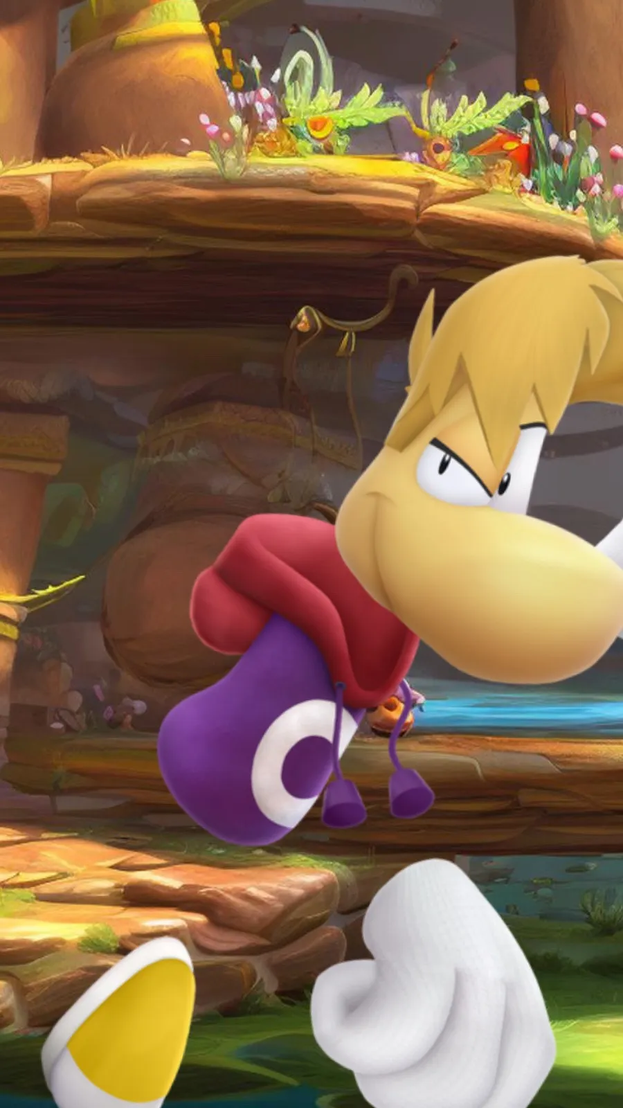 ai character: Rayman background