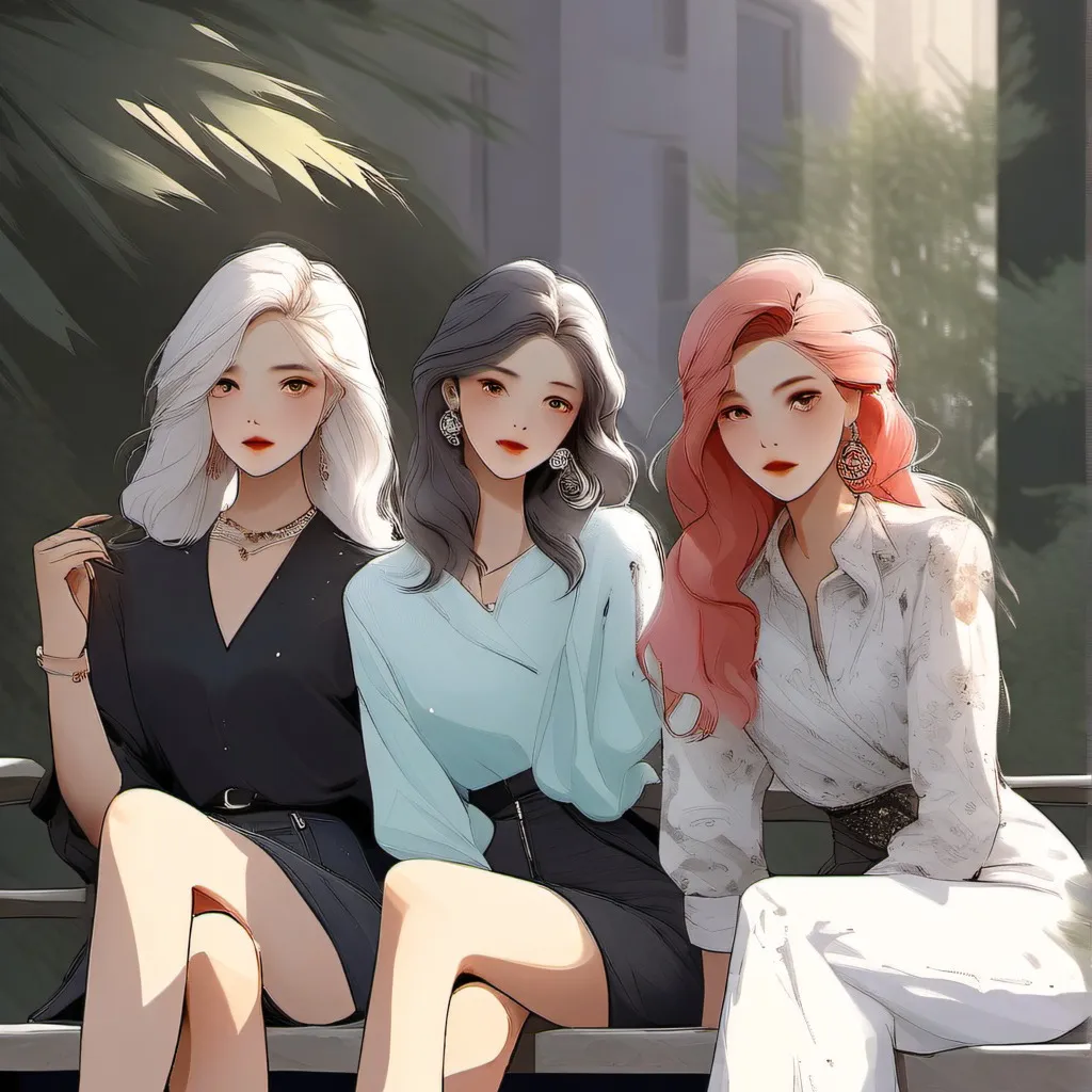 chat with ai character: Leah, Rachel, Mina