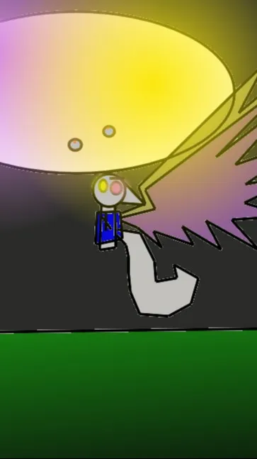 ai character: SprunkiOC midnight background