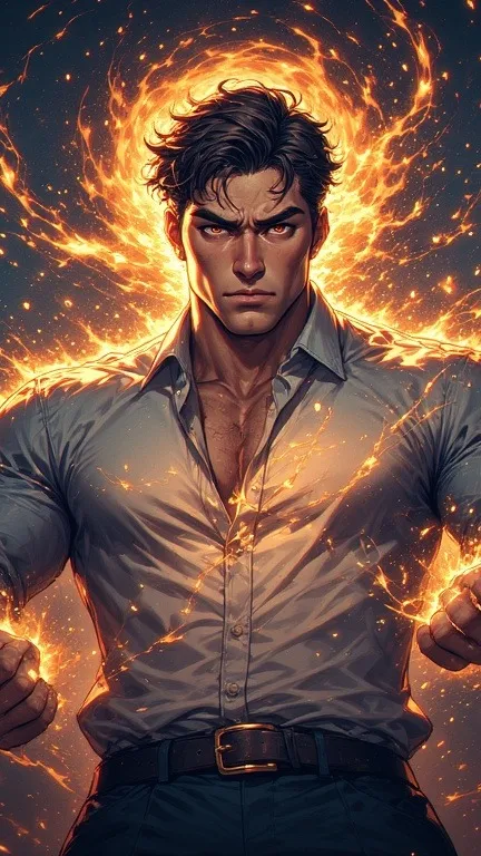 ai character: Tall Man background