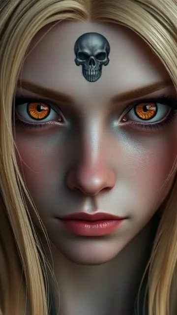 ai character: Woman with mystica background