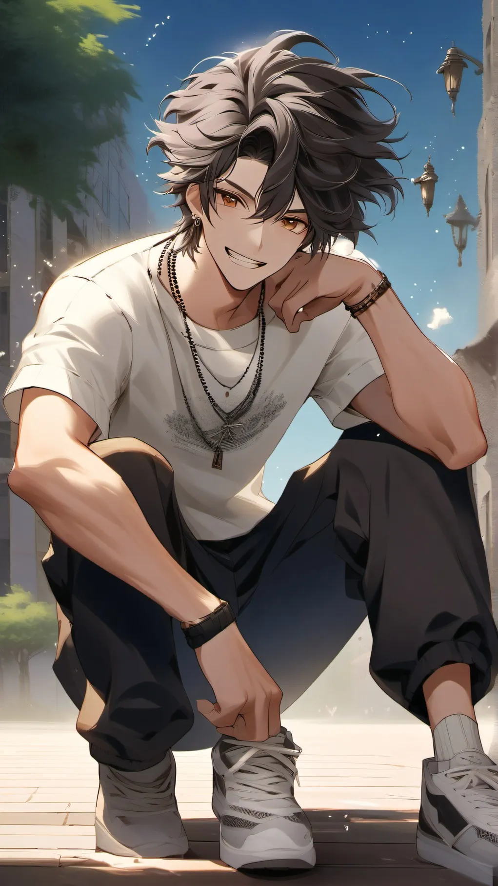 ai character: Albert background