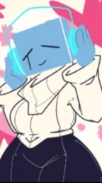 ai character: Cube 3/10 background