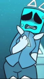 ai character: Cube 6/10 background