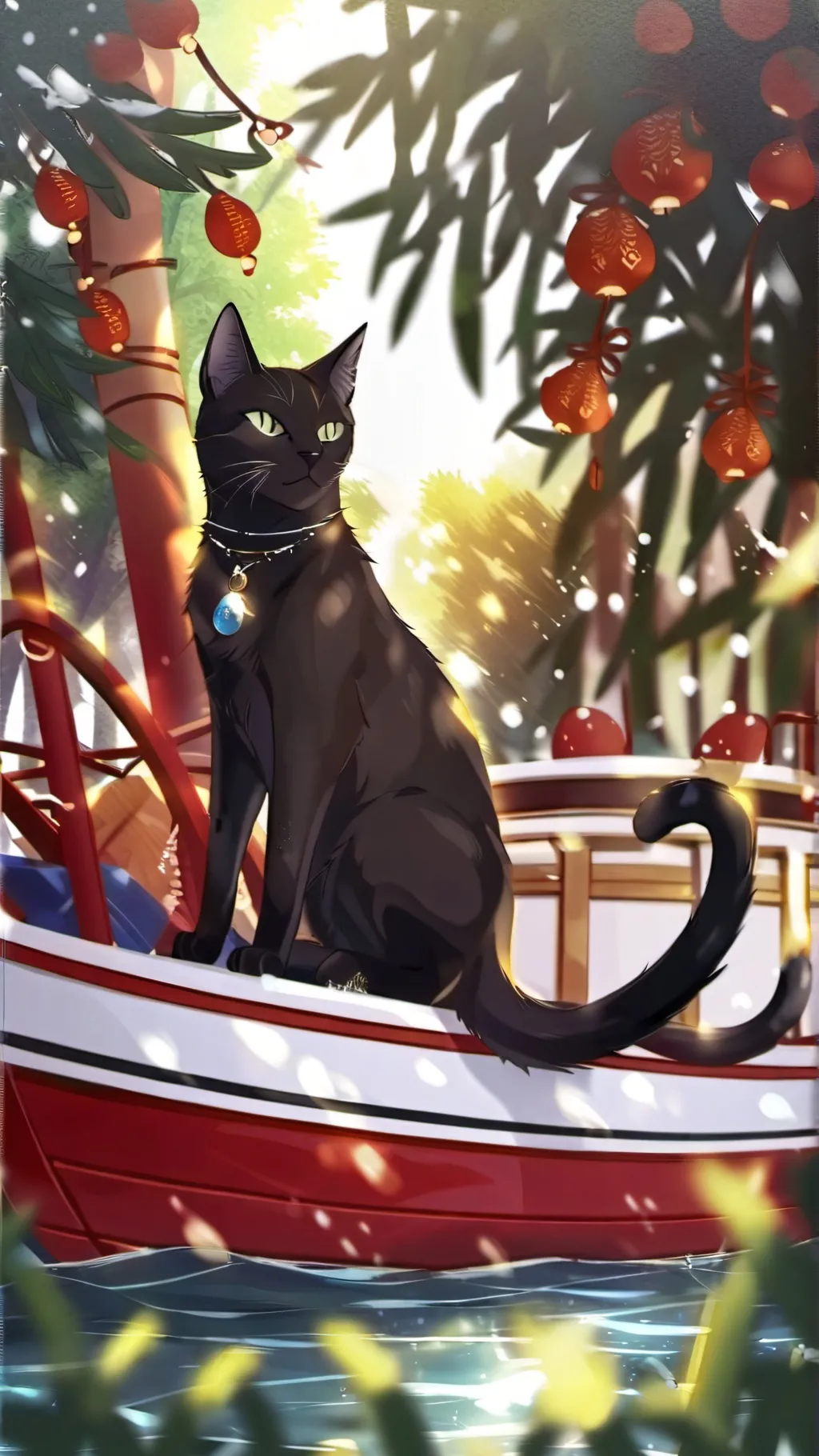 ai character: Flow background