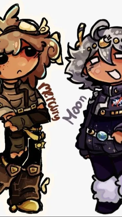 ai character: Mercury background