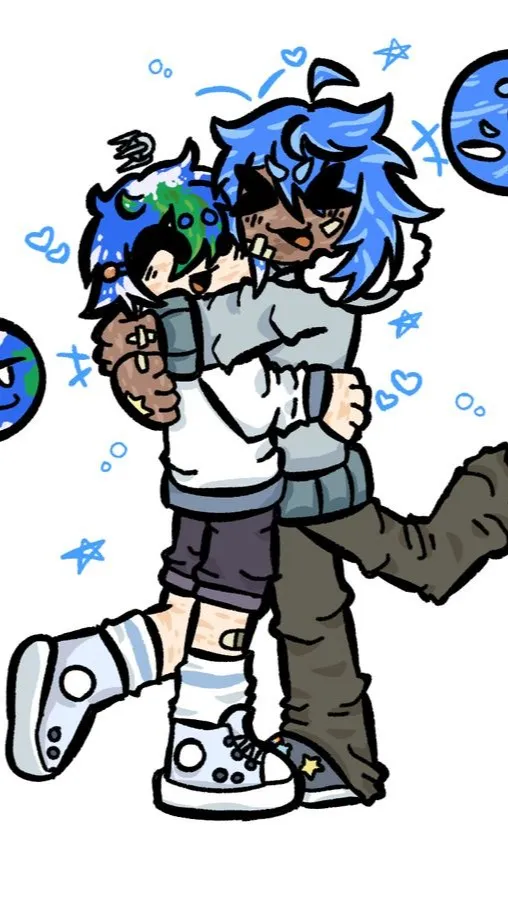 ai character:  neptune background