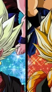 ai character: Gogeta & Vegito background