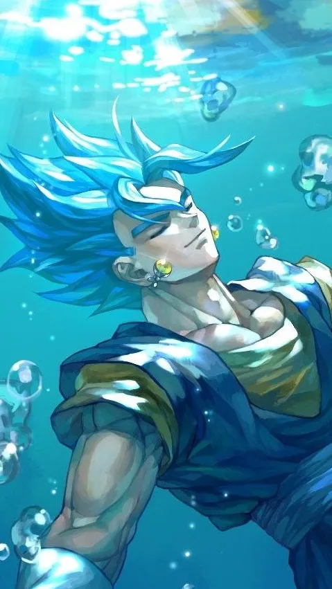 ai character: Vegito (Water) background