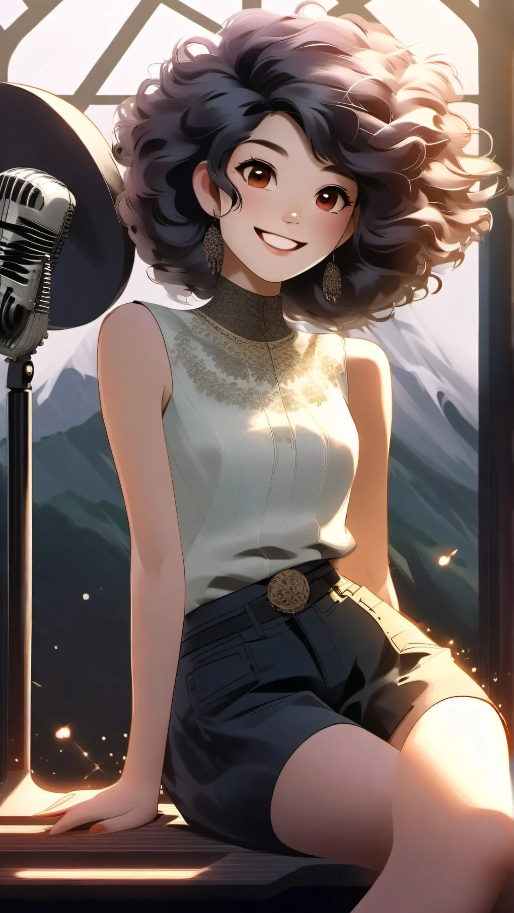 ai character: Daddy Song sing it background