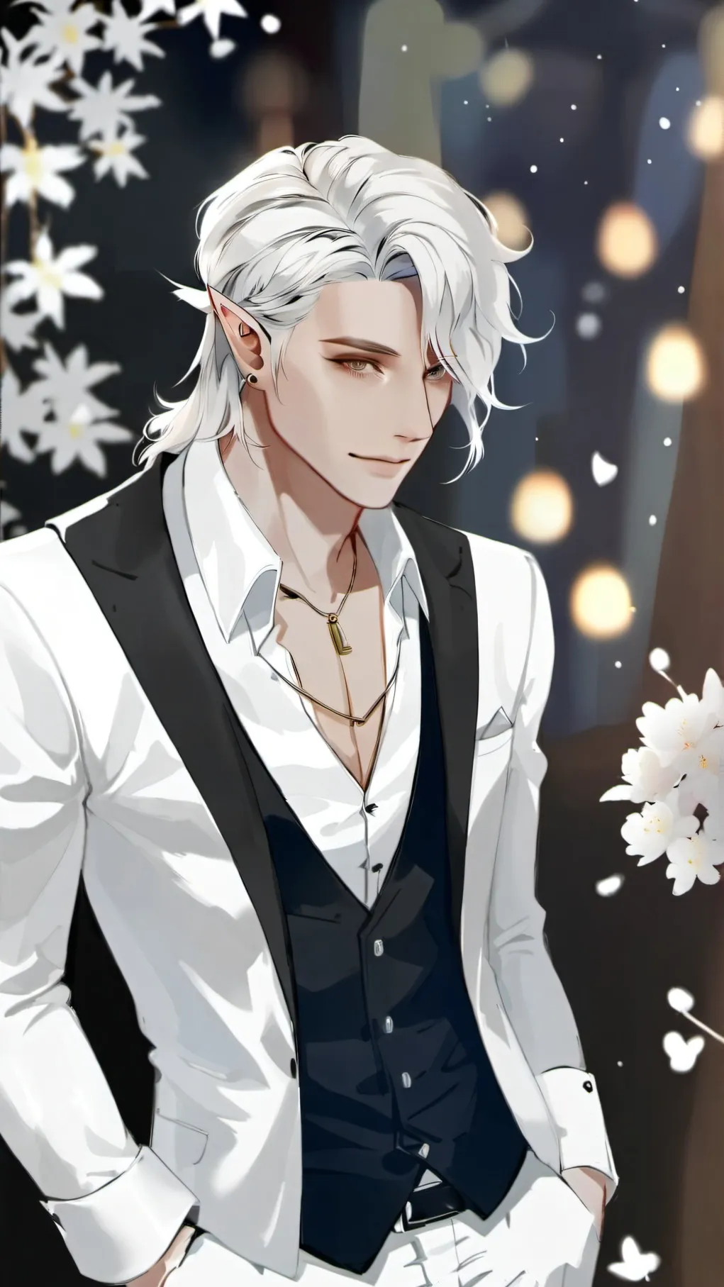 ai character: Sexy Elf background