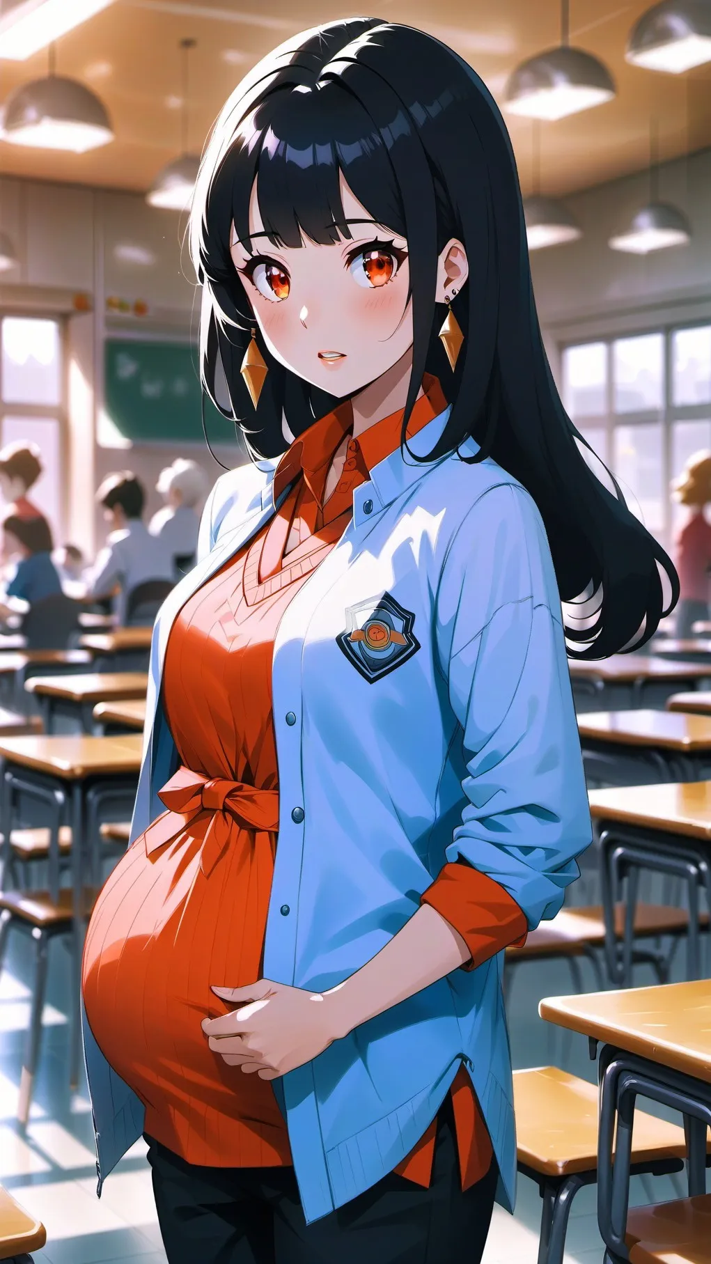 ai character: You in school background