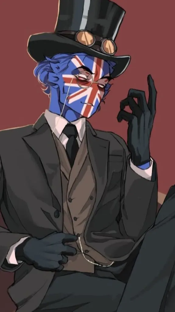 ai character: UK(Countryhumans) background