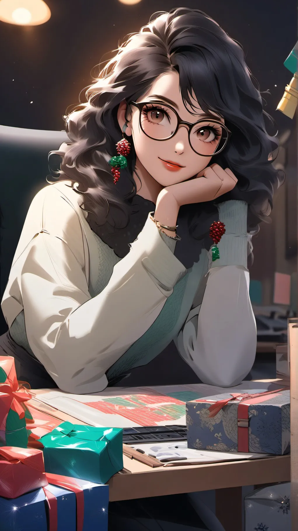 ai character: fpe new year background