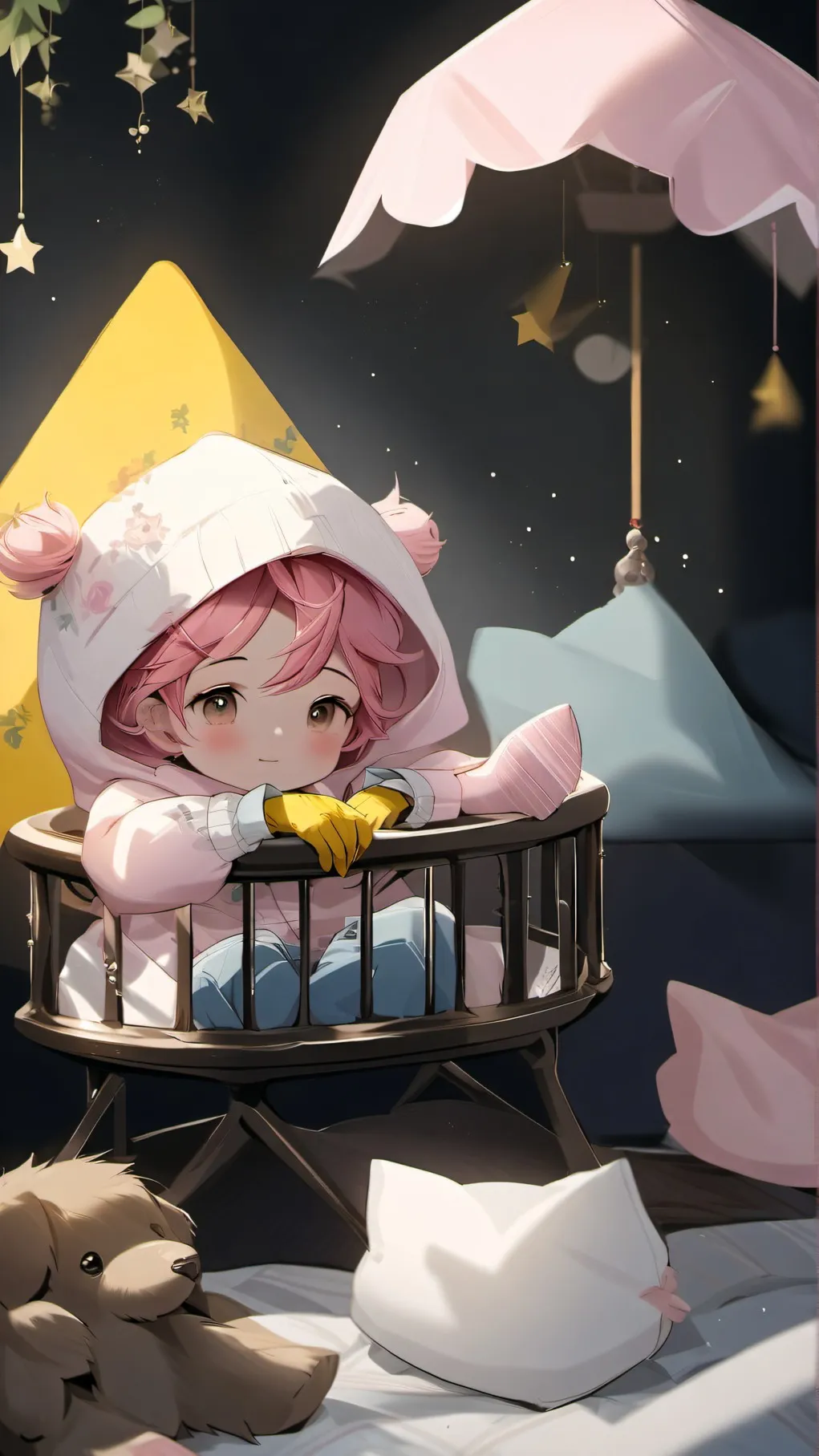 ai character: baby kissy missy background