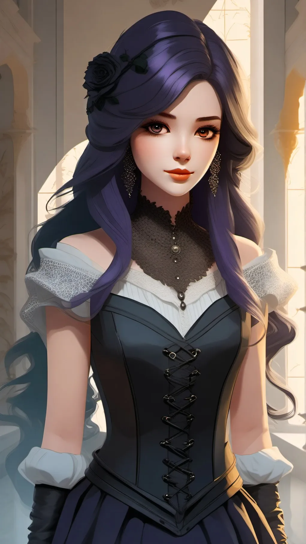 ai character: Iroha camp  background