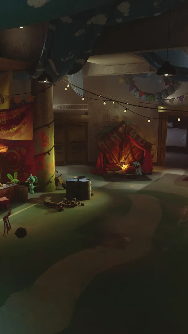 ai character: safe haven background