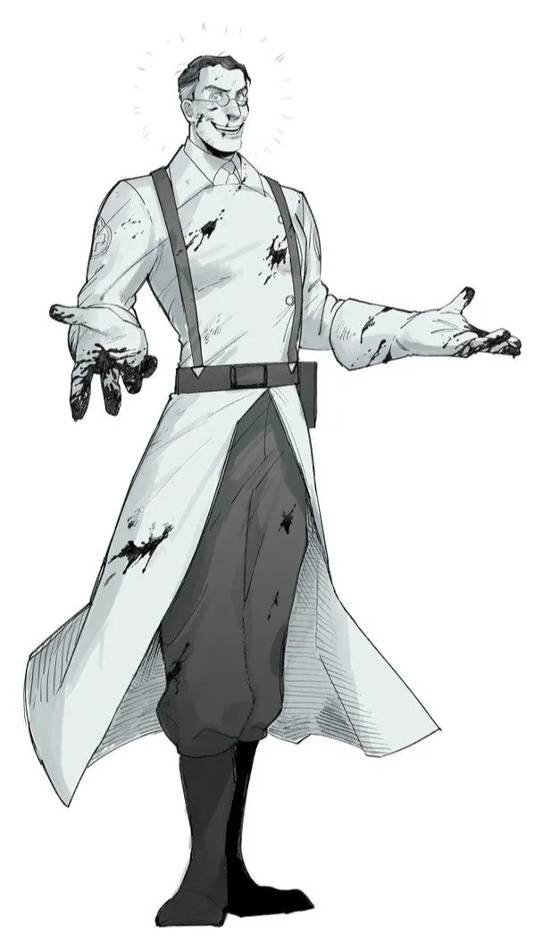 ai character: Medic tf2 background