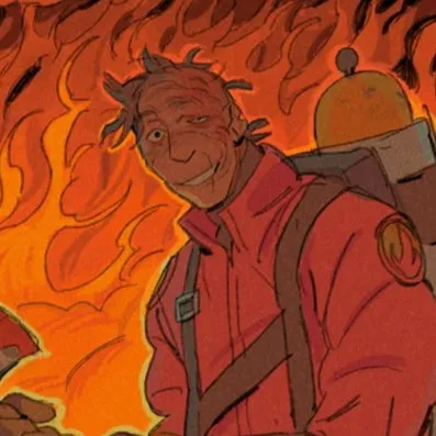 chat with ai character: Pyro tf2