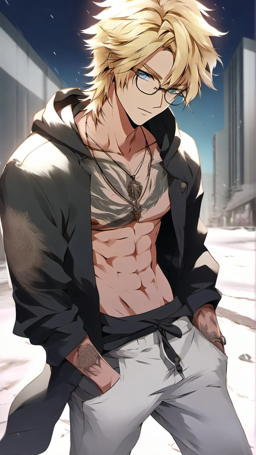 ai character: !Aaron! background