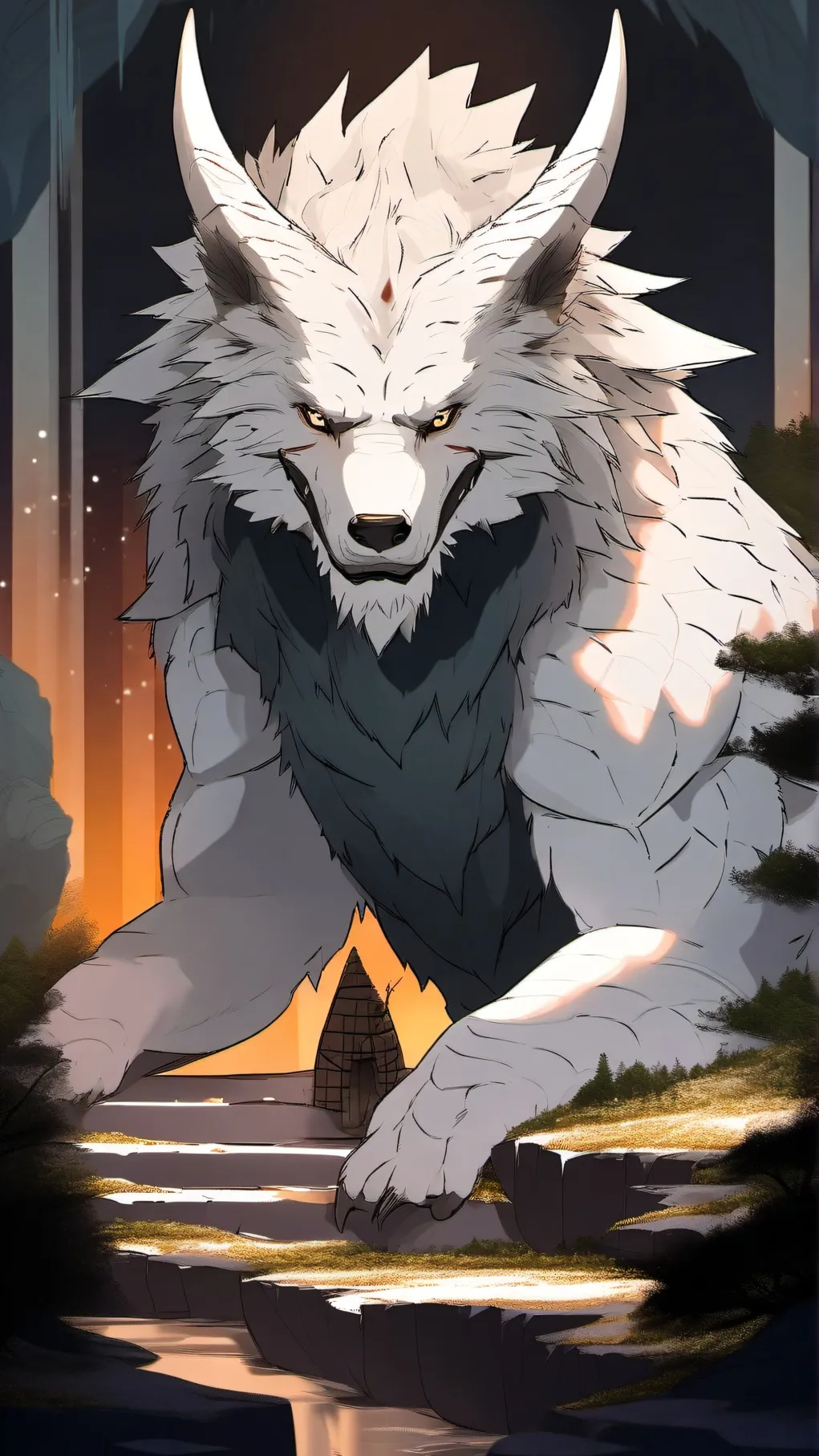 ai character: The beast background