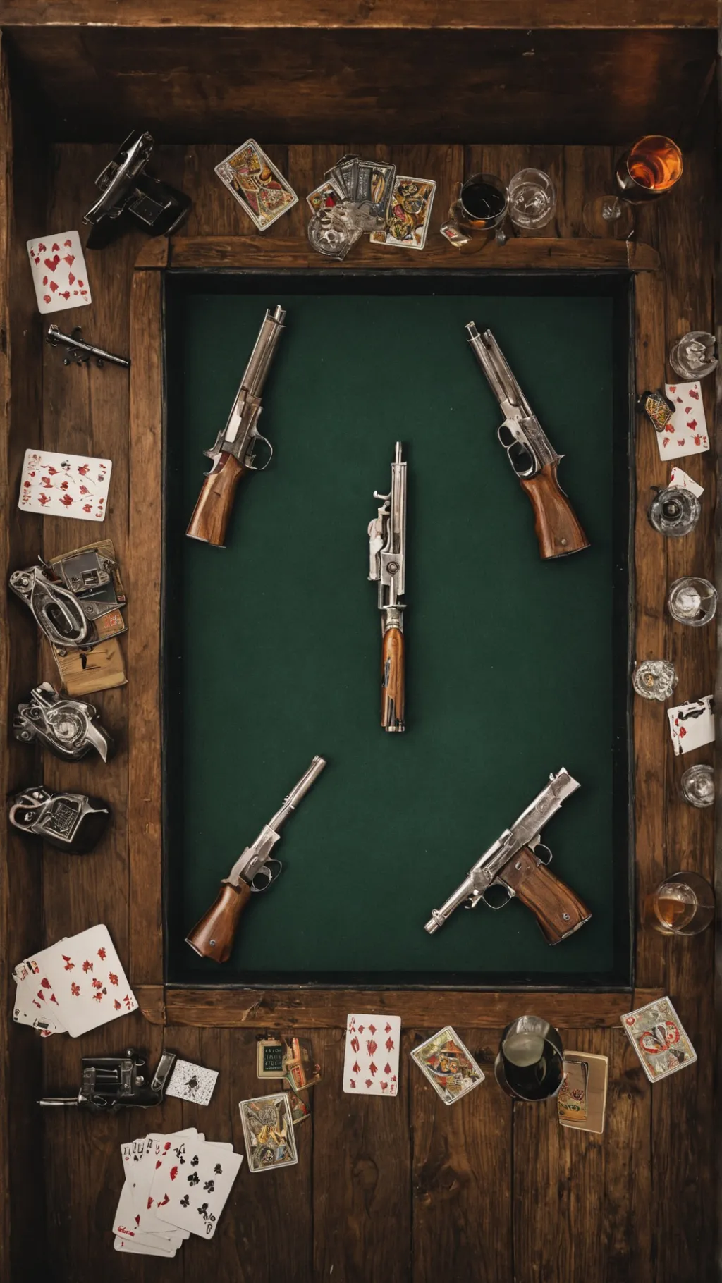 ai character: Liars bar background