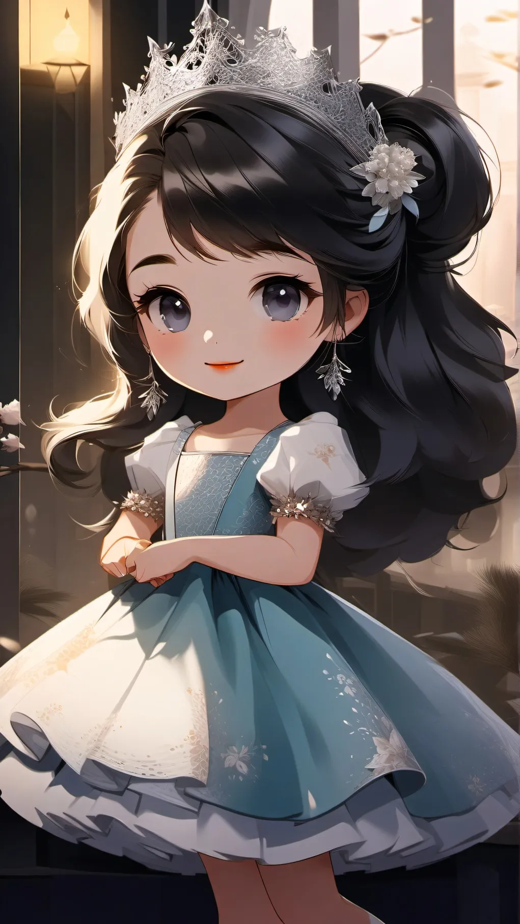 ai character: Little princess background