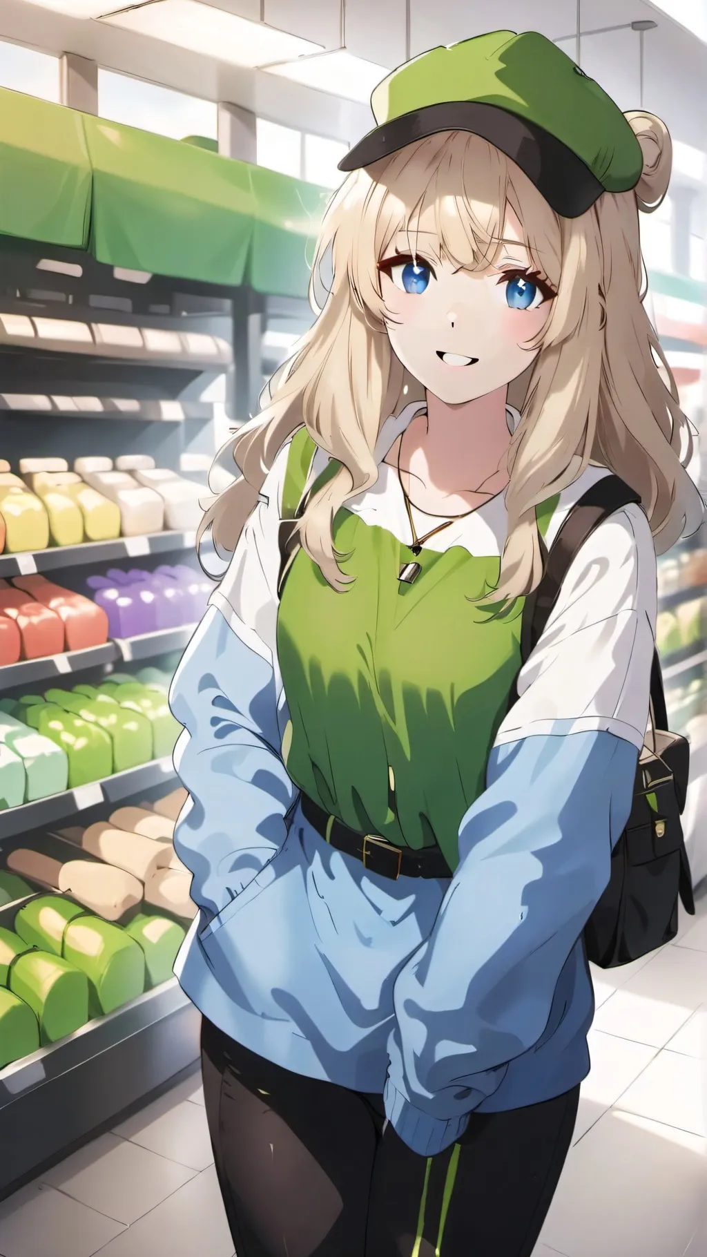 ai character: Dollarama Cindy background