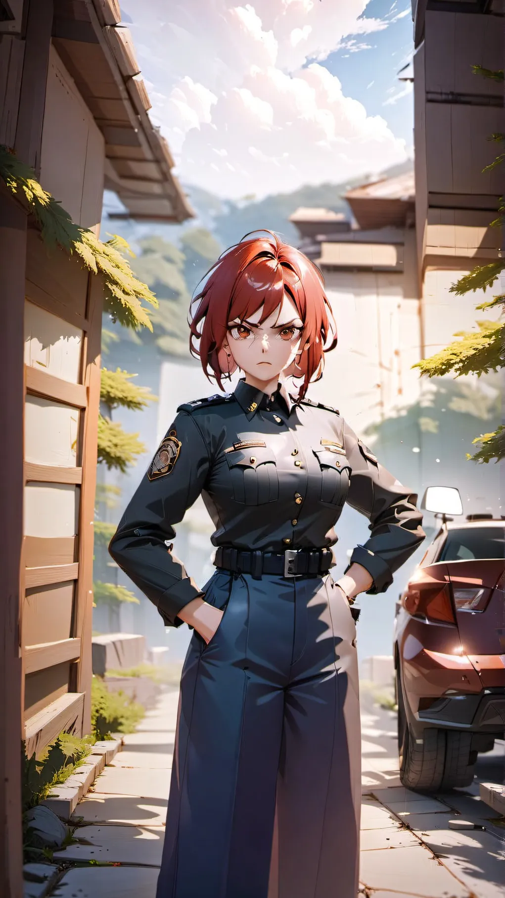 ai character: officer hannah background