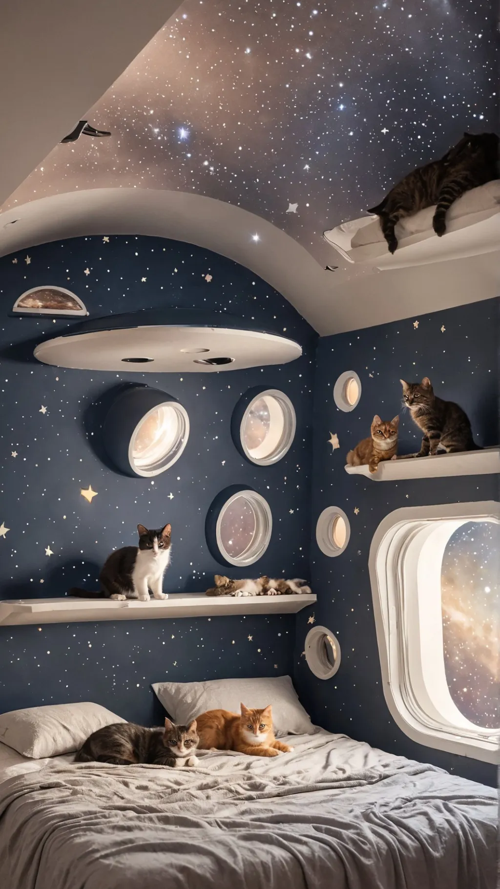 ai character: backrooms cats 2 background