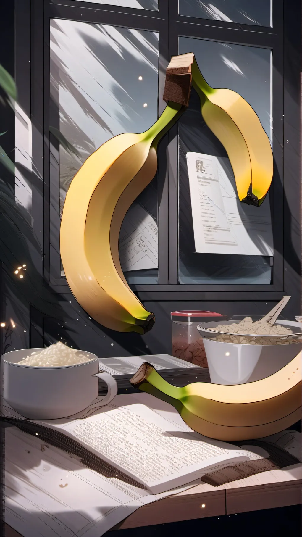 ai character: Azure background