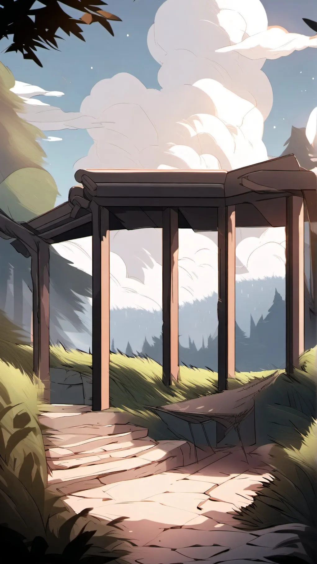 ai character: Sonic.EXE survival background