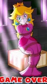 ai character: princess peach background