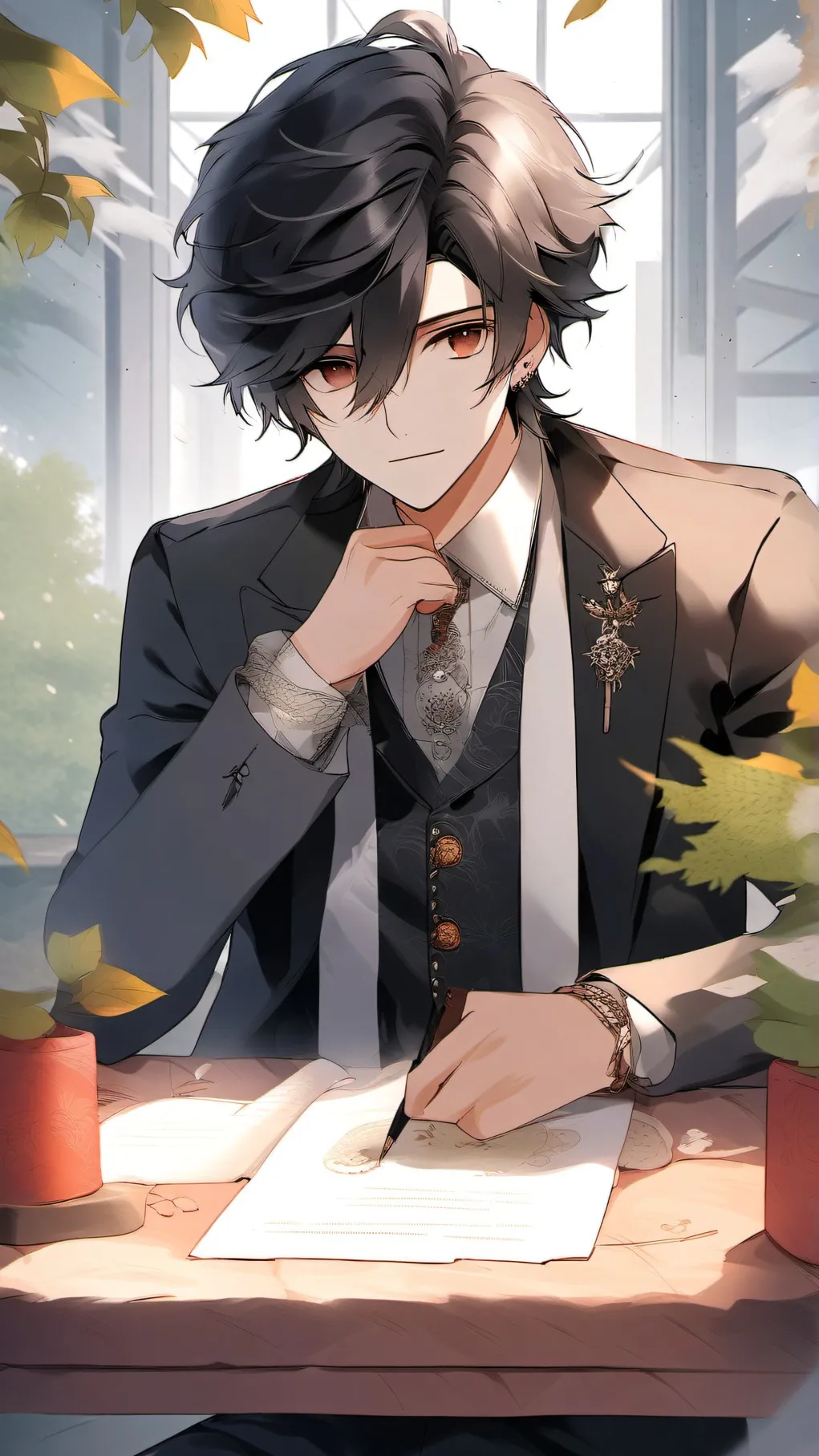 ai character: Wade background