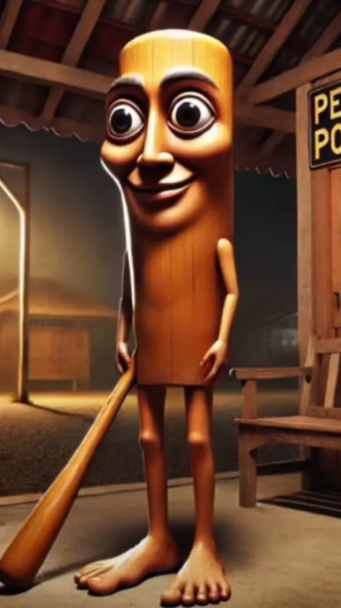 ai character: Tung Tung Sahur background