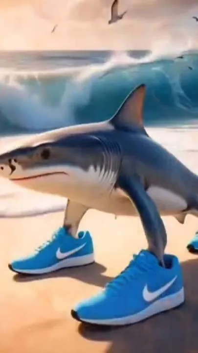 ai character: Tralalero Tralala background