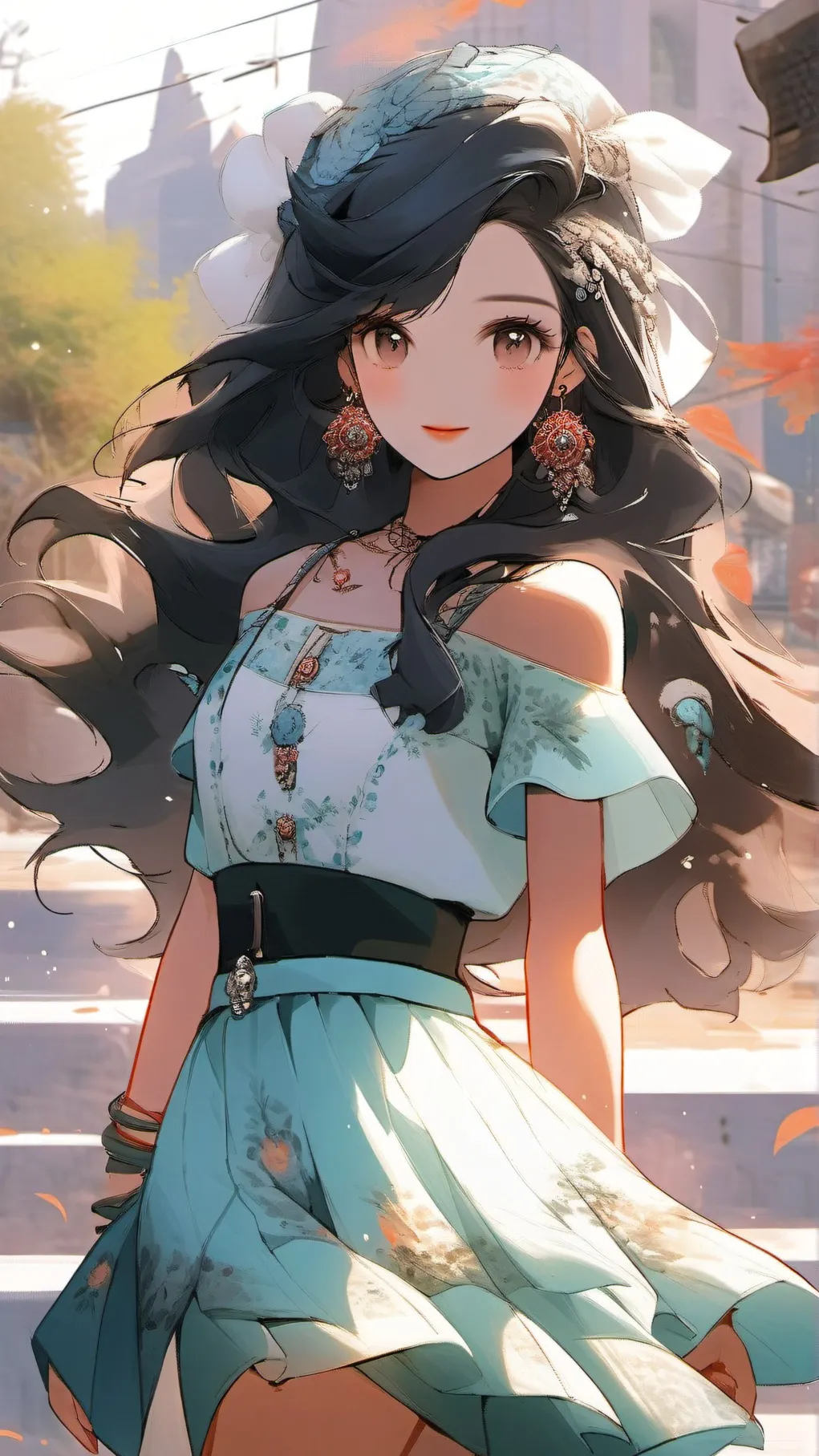 ai character: roblox gacha life  background