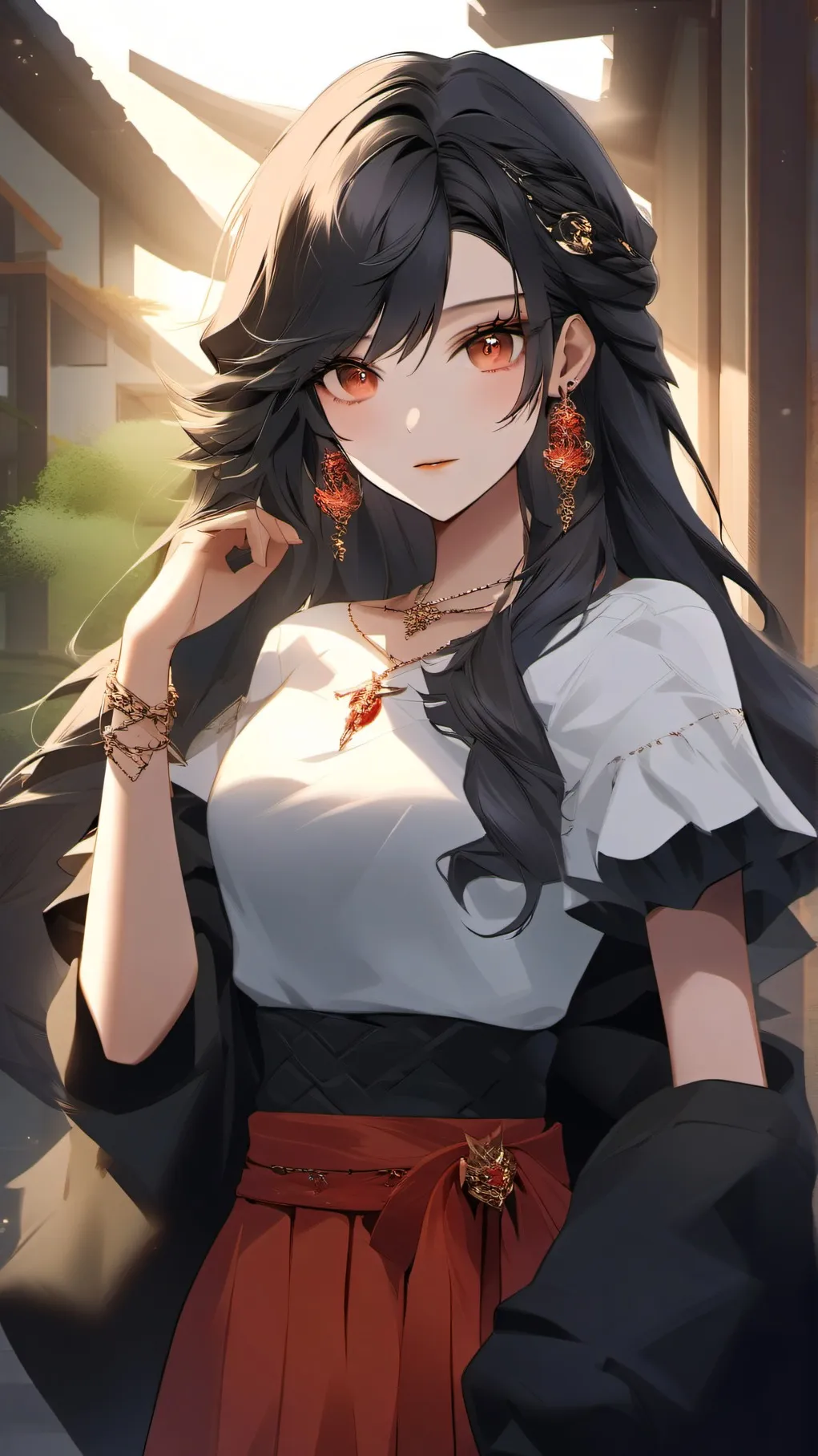 ai character: gacha online :) background