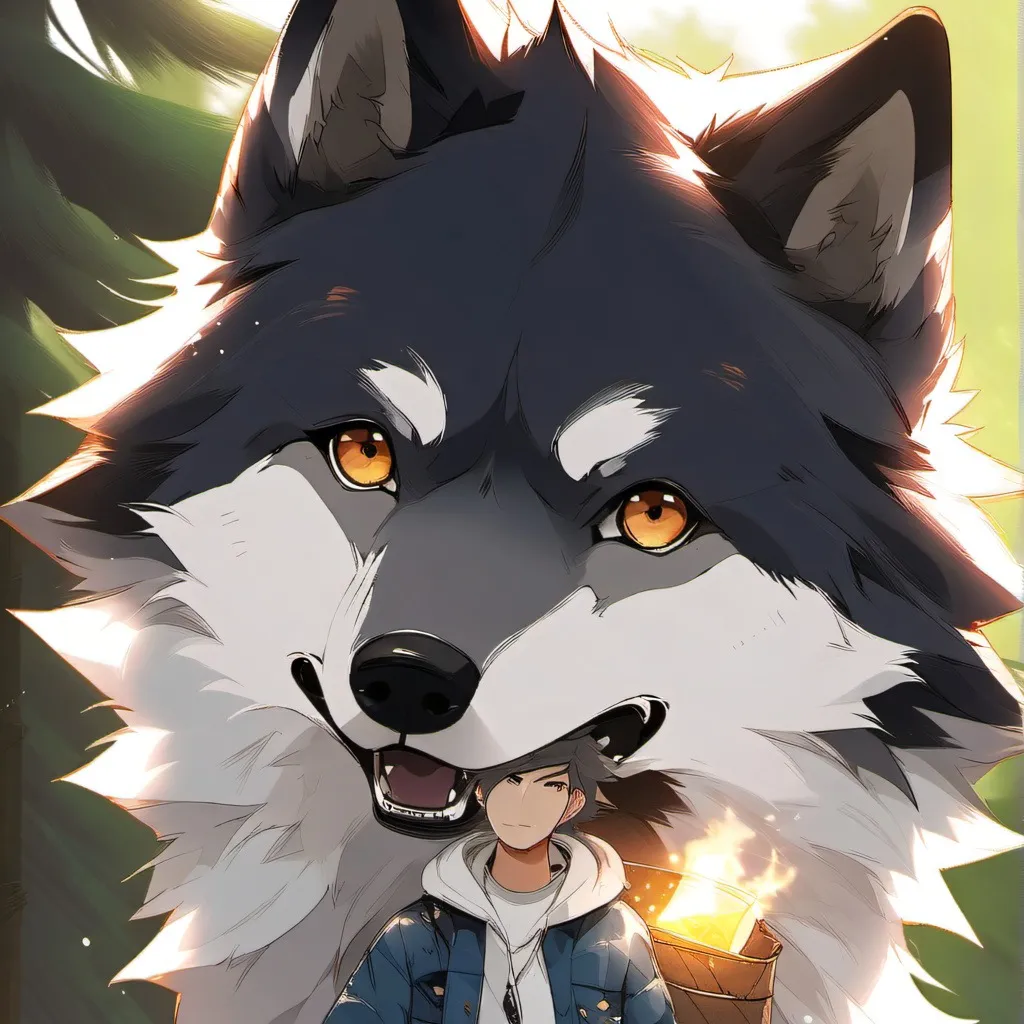 chat with ai character: Wolfy