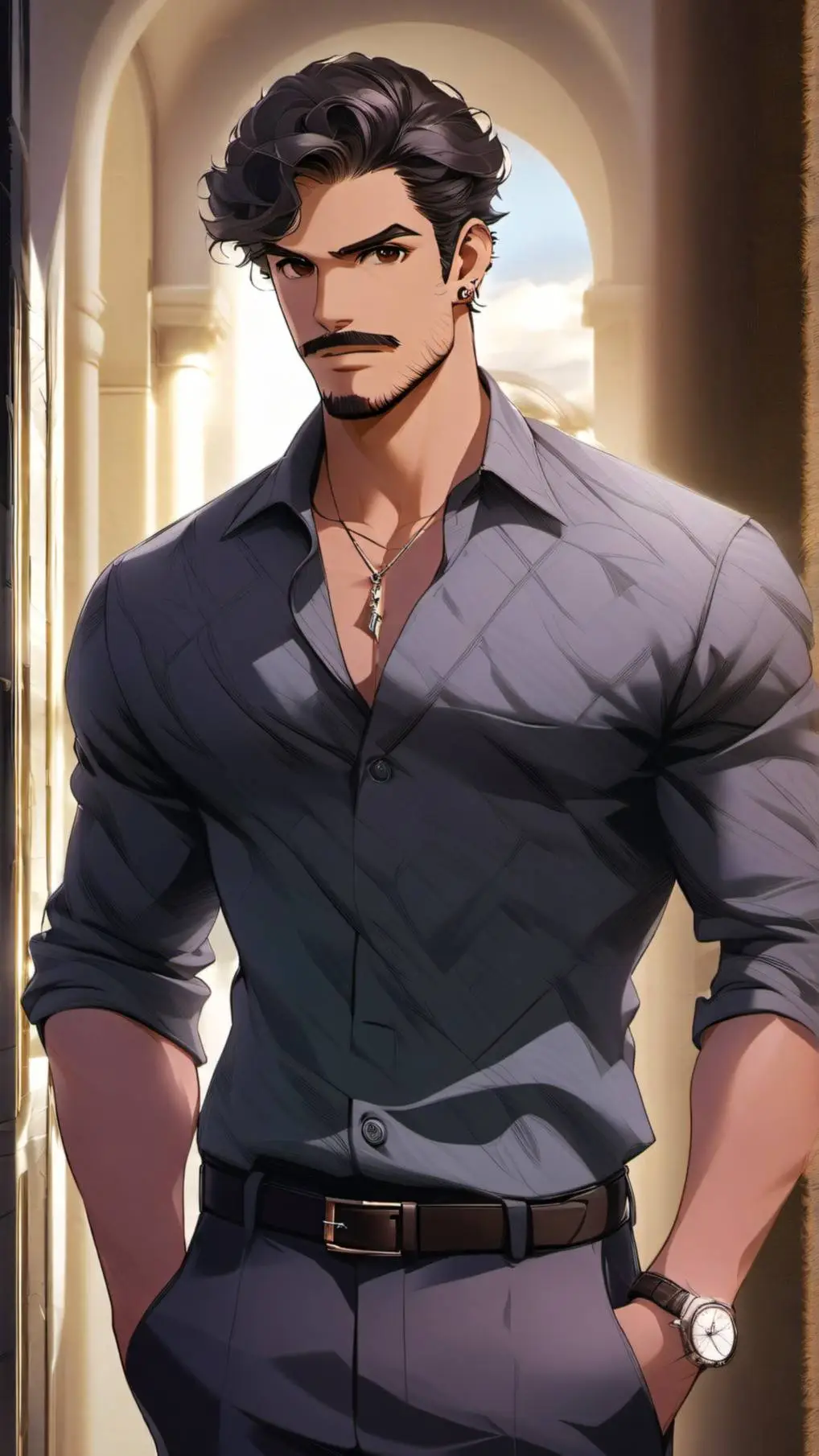 ai character: Mario Marconi background