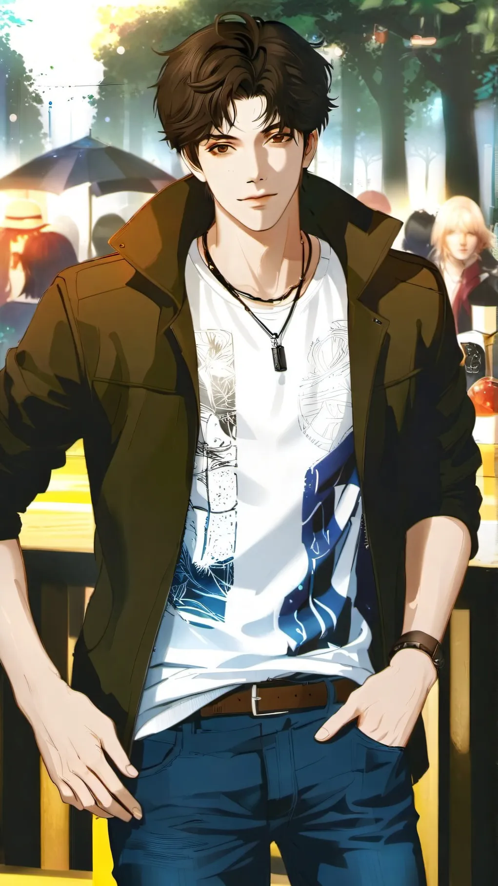 ai character: Ryan Parker background